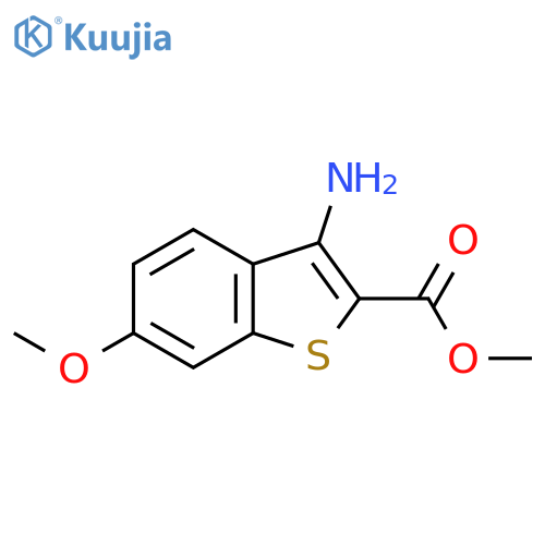 Methyl 3-Amino-6-methoxybenzobthiophene-2-carboxylate structure