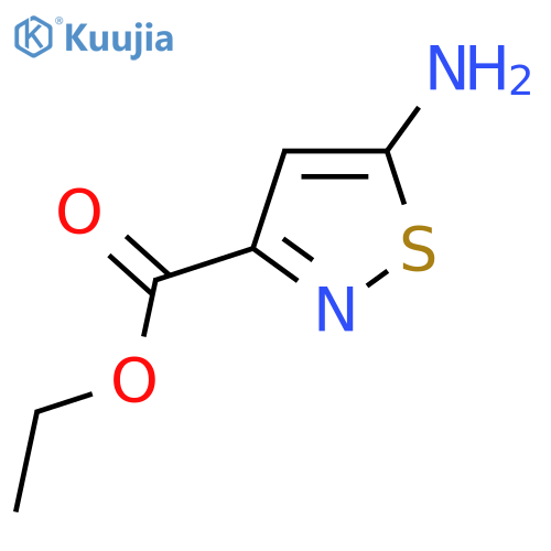 Ethyl 5-aminoisothiazole-3-carboxylate structure