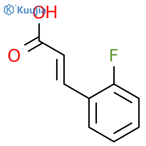 2-Fluorocinnamic acid structure