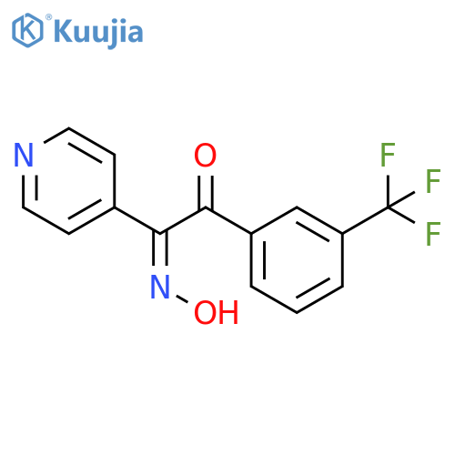 Ethanedione, (4-pyridinyl)[3-(trifluoromethyl)phenyl]-, 2-oxime structure