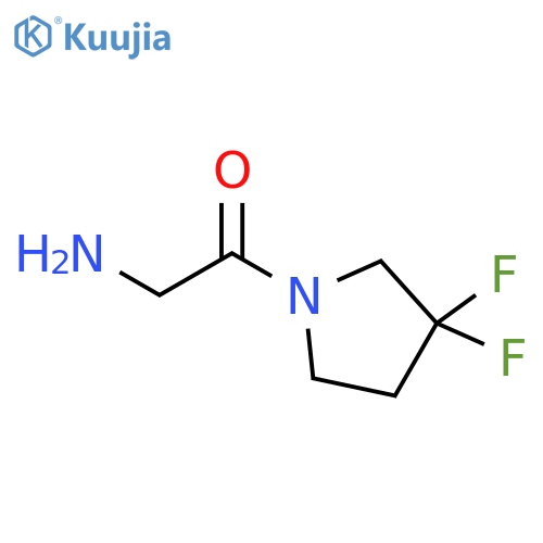 2-amino-1-(3,3-difluoropyrrolidin-1-yl)ethan-1-one structure