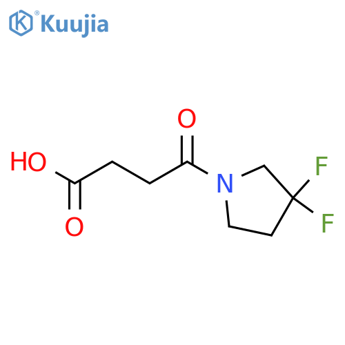 4-(3,3-Difluoropyrrolidin-1-yl)-4-oxobutanoic acid structure