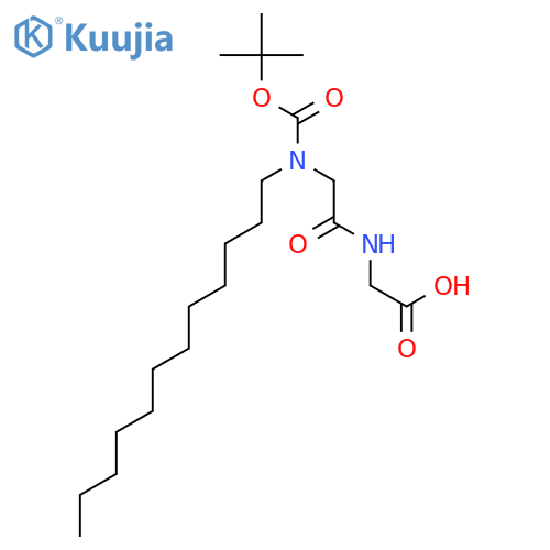 GLYCINE, N-[(1,1-DIMETHYLETHOXY)CARBONYL]-N-DODECYLGLYCYL- structure