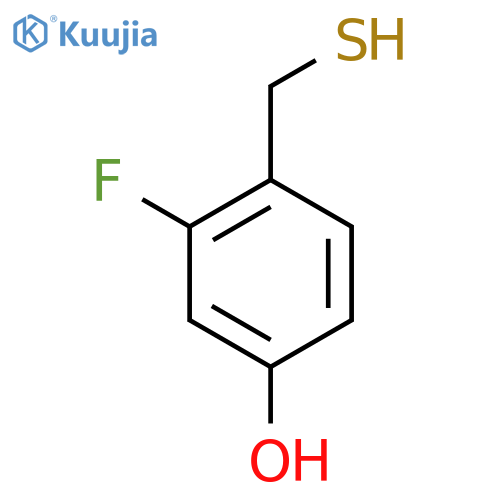 3-fluoro-4-(sulfanylmethyl)phenol structure