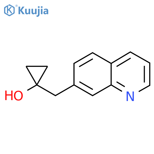 1-(quinolin-7-yl)methylcyclopropan-1-ol structure