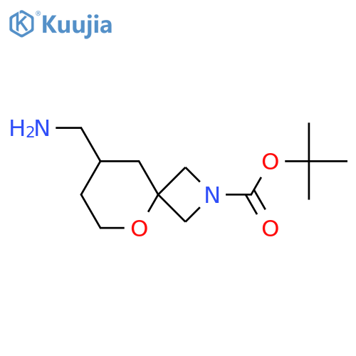 tert-butyl 8-(aminomethyl)-5-oxa-2-azaspiro[3.5]nonane-2-carboxylate structure