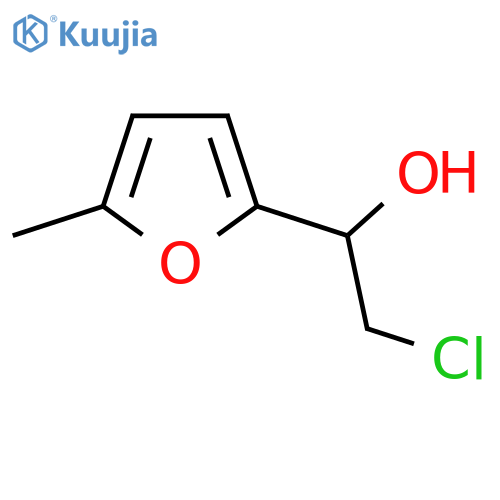 2-chloro-1-(5-methylfuran-2-yl)ethan-1-ol structure