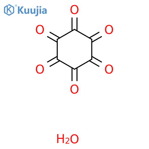 Hexaketocyclohexane hydrate structure