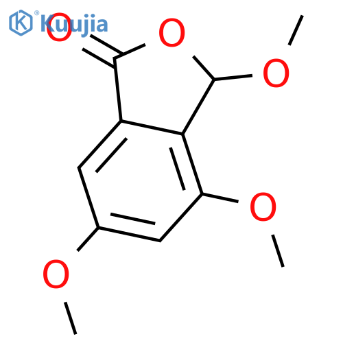 1(3H)-Isobenzofuranone,3,4,6-trimethoxy- structure