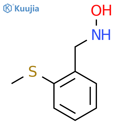 N-{2-(methylsulfanyl)phenylmethyl}hydroxylamine structure