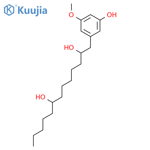 2,8-Tridecanediol, 1-(3-hydroxy-5-methoxyphenyl)-, (-)- structure