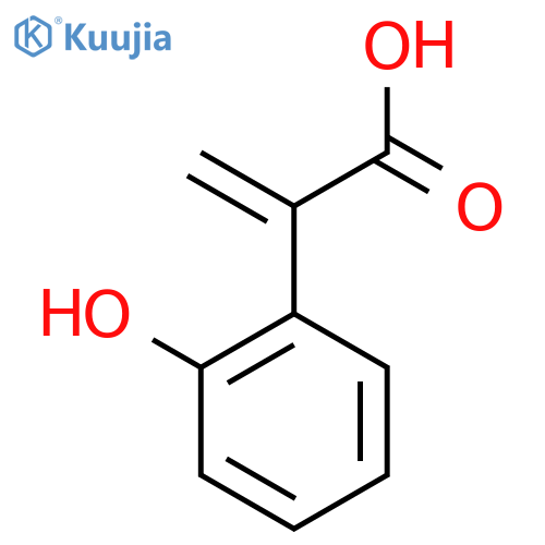 2-(2-hydroxyphenyl)prop-2-enoic acid structure