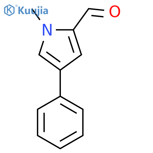 1-Methyl-4-phenylpyrrole-2-carbaldehyde structure