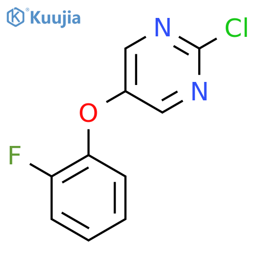 2-chloro-5-(2-fluorophenoxy)pyrimidine structure