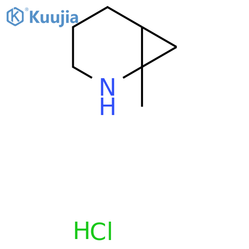 1-Methyl-2-azabicyclo[4.1.0]heptane hydrochloride structure