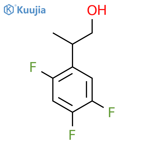 2-(2,4,5-Trifluorophenyl)propan-1-ol structure
