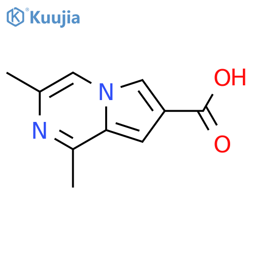 1,3-dimethylpyrrolo1,2-apyrazine-7-carboxylic acid structure