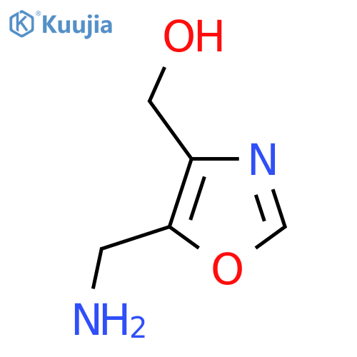 [5-(Aminomethyl)-1,3-oxazol-4-yl]methanol structure