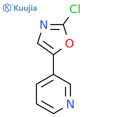 2-Chloro-5-(pyridin-3-yl)oxazole structure