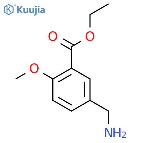Ethyl 5-(aminomethyl)-2-methoxybenzoate structure