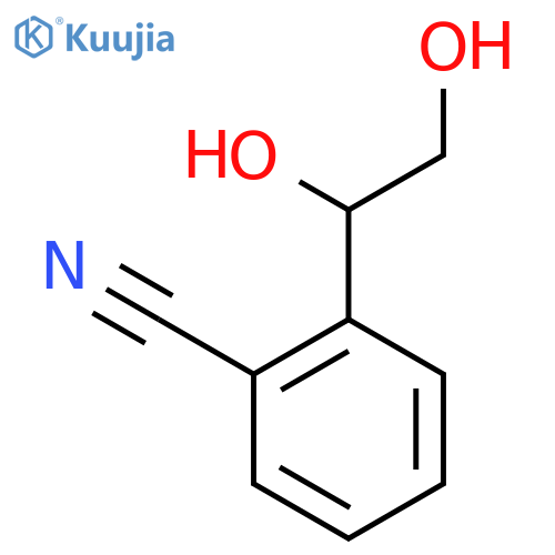 2-(1,2-dihydroxyethyl)benzonitrile structure