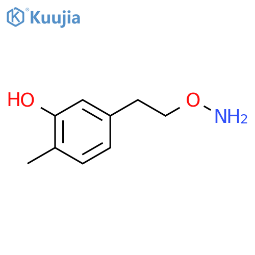 5-2-(aminooxy)ethyl-2-methylphenol structure