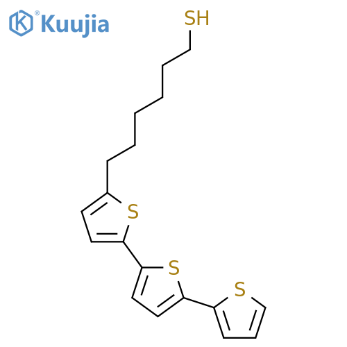[2,2':5',2''-Terthiophene]-5-hexanethiol structure