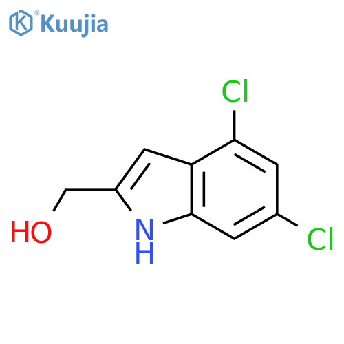 1H-Indole-2-methanol, 4,6-dichloro- structure