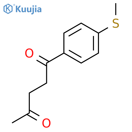 1-4-(Methylthio)phenyl-1,4-pentanedione structure