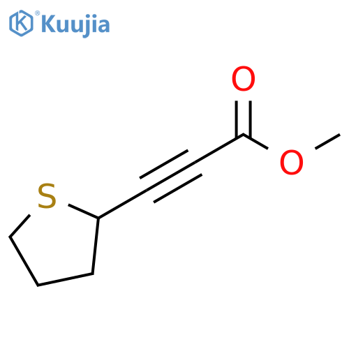 2-Propynoic acid, 3-(tetrahydro-2-thienyl)-, methyl ester structure