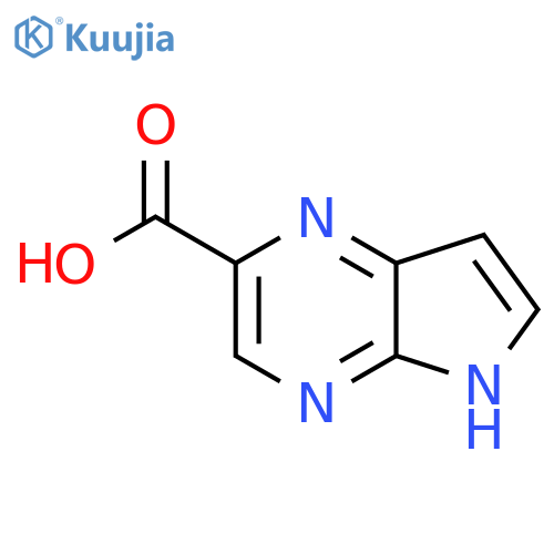 5H-Pyrrolo[2,3-b]pyrazine-2-carboxylic acid structure