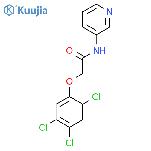 Acetamide, N-3-pyridinyl-2-(2,4,5-trichlorophenoxy)- structure