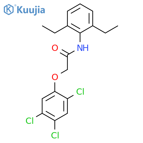 Acetamide, N-(2,6-diethylphenyl)-2-(2,4,5-trichlorophenoxy)- structure