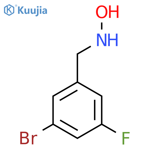 N-(3-bromo-5-fluorophenyl)methylhydroxylamine structure