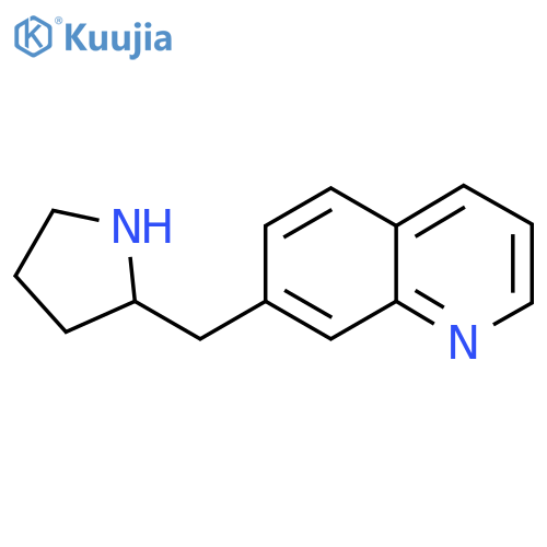 7-(pyrrolidin-2-yl)methylquinoline structure