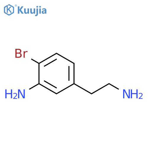 Benzeneethanamine, 3-amino-4-bromo- structure