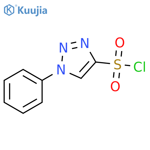 1-phenyl-1H-1,2,3-triazole-4-sulfonyl chloride structure