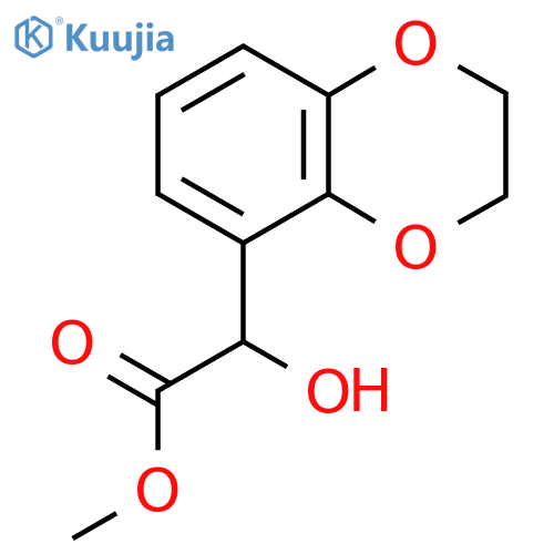 methyl 2-(2,3-dihydro-1,4-benzodioxin-5-yl)-2-hydroxyacetate structure
