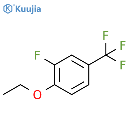 Benzene, 1-ethoxy-2-fluoro-4-(trifluoromethyl)- structure