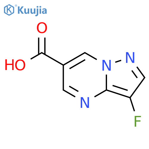 3-fluoropyrazolo[1,5-a]pyrimidine-6-carboxylic acid structure