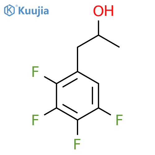 1-(2,3,4,5-tetrafluorophenyl)propan-2-ol structure