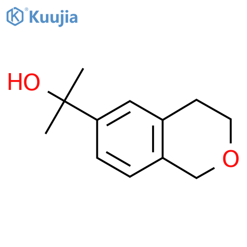 2-(3,4-dihydro-1H-2-benzopyran-6-yl)propan-2-ol structure