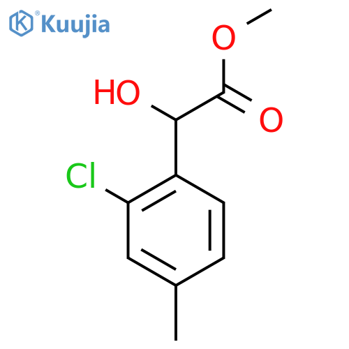 methyl 2-(2-chloro-4-methylphenyl)-2-hydroxyacetate structure