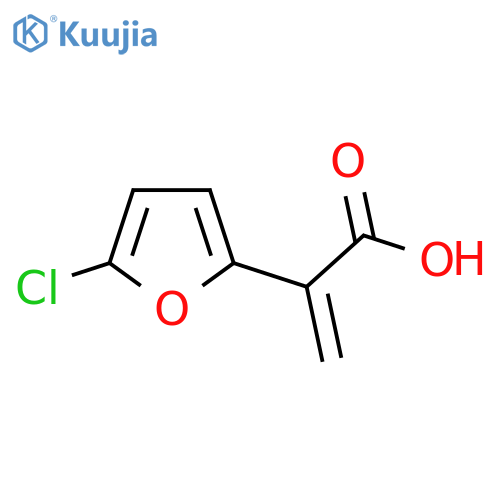 2-(5-chlorofuran-2-yl)prop-2-enoic acid structure