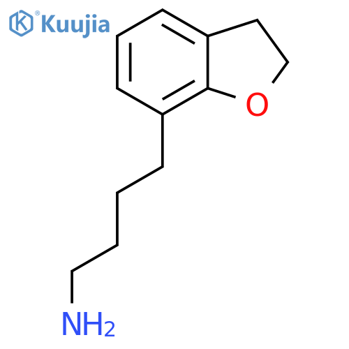4-(2,3-Dihydro-1-benzofuran-7-yl)butan-1-amine structure