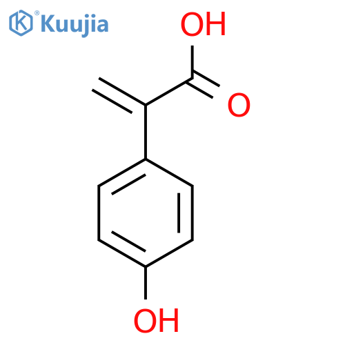 2-(4-hydroxyphenyl)prop-2-enoic acid structure