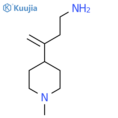 3-(1-methylpiperidin-4-yl)but-3-en-1-amine structure