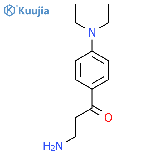 3-amino-1-4-(diethylamino)phenylpropan-1-one structure
