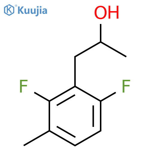 1-(2,6-difluoro-3-methylphenyl)propan-2-ol structure