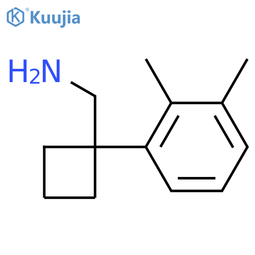 1-(2,3-dimethylphenyl)cyclobutylmethanamine structure